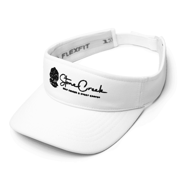 Stone Creek Tour Visor — White